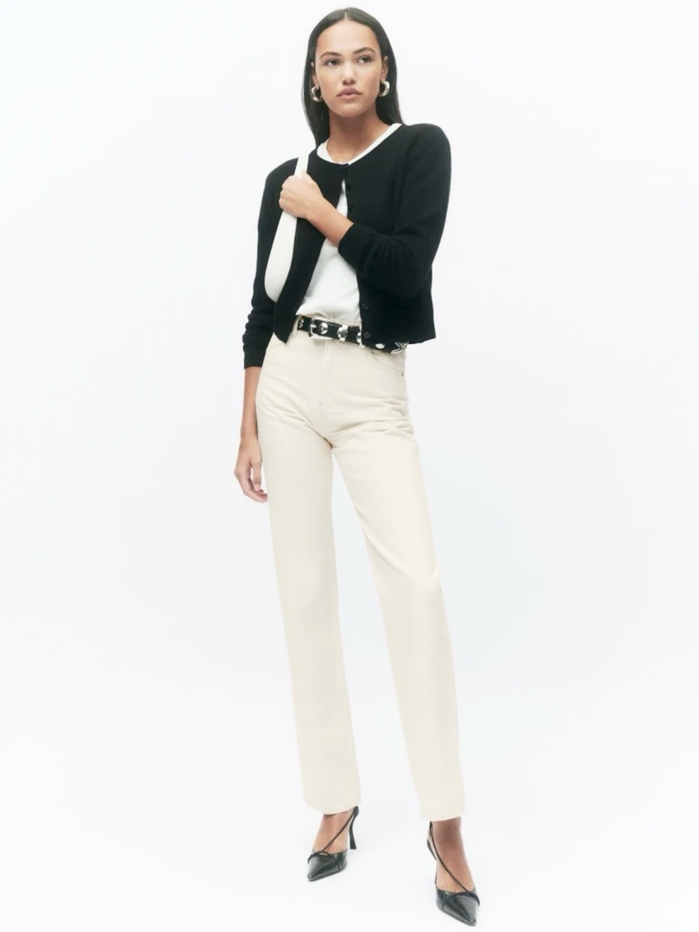 Reformation Abby High Rise Straight Jeans